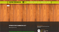 Desktop Screenshot of flaathe-trevare.no